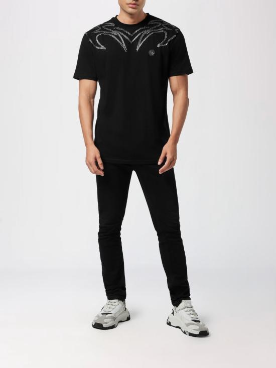 26SS 필립 플레인 반팔 티셔츠 AAECMTK8736PJY002N 02 Black - PHILIPP PLEIN