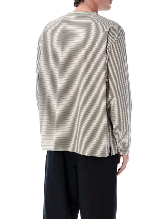 26SS 스틸 바이 핸드 긴팔 티셔츠 CS04261OS BW BEIGE WHITE - STILL BY HAND