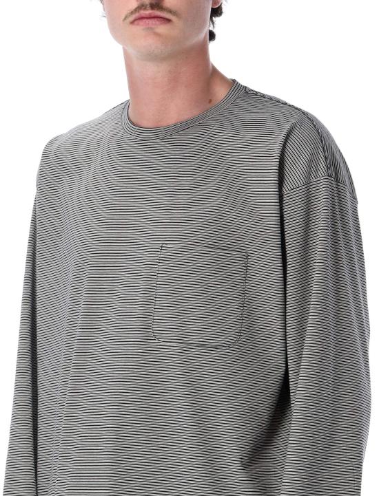 26SS 스틸 바이 핸드 긴팔 티셔츠 CS04261OS GB GREY BLACK - STILL BY HAND