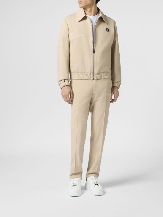 26SS 필립 플레인 가죽 자켓 PAFCMRB3050PTE076N 06 Beige - PHILIPP PLEIN