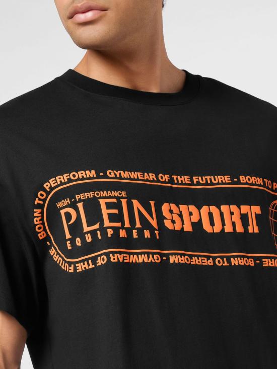 26SS 플레인스포츠 반팔 티셔츠 AAECMTK8769STE001N 0220 Black 1 - PLEIN SPORT