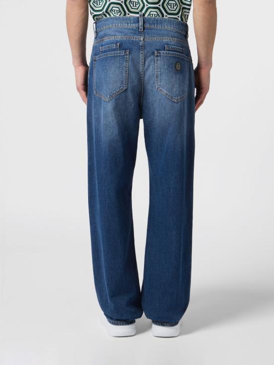 26SS 필립 플레인 데님 팬츠 PAFCMDT4335PDE004N 07MB Blue - PHILIPP PLEIN