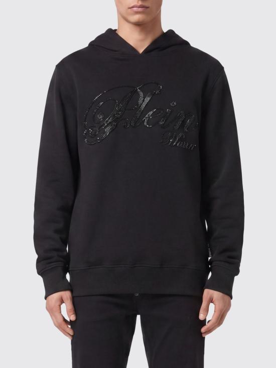 26SS 필립 플레인 후드 티셔츠 FAECMJB3747PTE003N 0202 Black 1