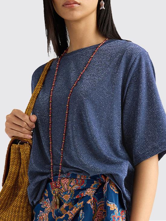 26SS 모모니 반팔 티셔츠 265MMOTS001265MO28 0890 Blue - MOMONI
