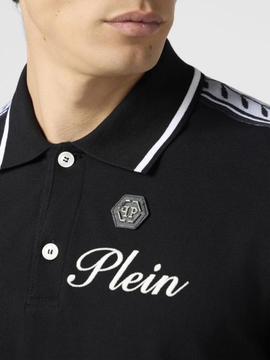 26SS 필립 플레인 폴로 티셔츠 PAFCMTK8991PTE179N 02 Black - PHILIPP PLEIN