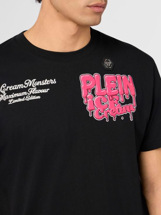 26SS 필립 플레인 반팔 티셔츠 PAFCMTK8998PJY002N 02 Black - PHILIPP PLEIN