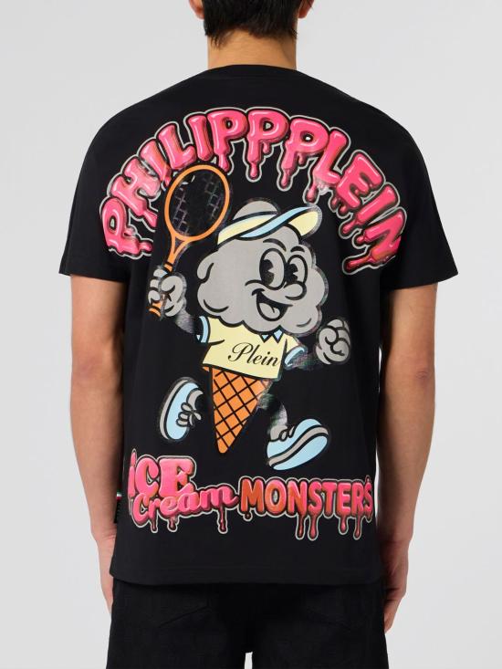 26SS 필립 플레인 반팔 티셔츠 PAFCMTK8998PJY002N 02 Black - PHILIPP PLEIN