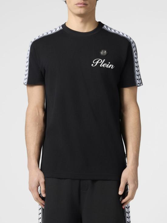 26SS 필립 플레인 반팔 티셔츠 PAFCMTK8990PTE179N 02 Black