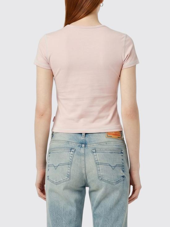 26SS 디젤 T-UNCUTIES-LONG-S3 티셔츠 A204970QHHA 33L Beige - DIESEL