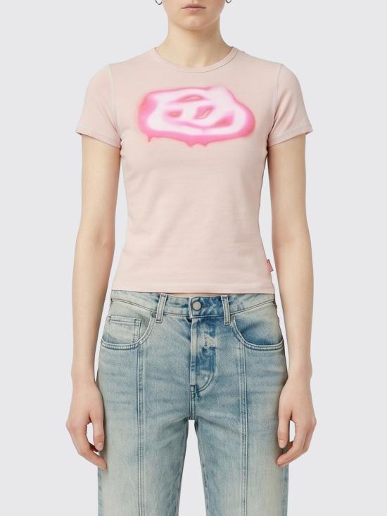 26SS 디젤 T-UNCUTIES-LONG-S3 티셔츠 A204970QHHA 33L Beige