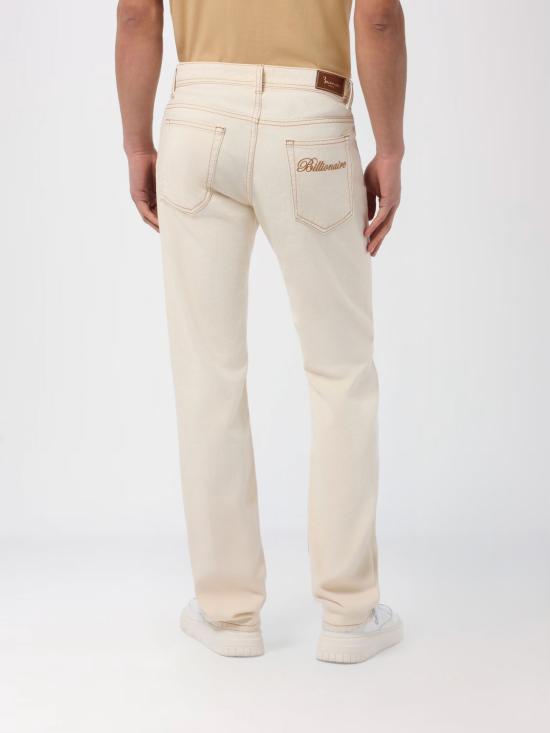 26SS 빌리어네어 데님 팬츠 WAECMDT4189BTE001N 06 Beige - BILLIONAIRE