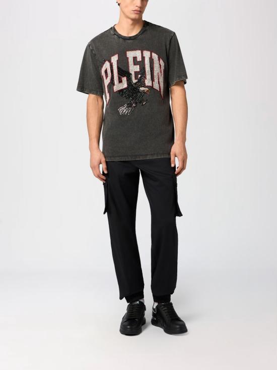 26SS 필립 플레인 반팔 티셔츠 AAECMTK8749PJY002N 02 Black - PHILIPP PLEIN