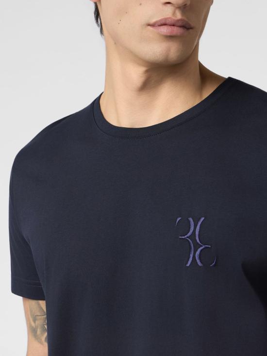 26SS 빌리어네어 반팔 티셔츠 BAFCMTK8931BTE014N 24 Blue - BILLIONAIRE