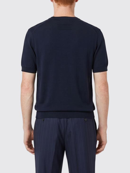 26SS 에르메네질도제냐 스웨터 E8C90A7C10 B09 Blue - ERMENEGILDO ZEGNA