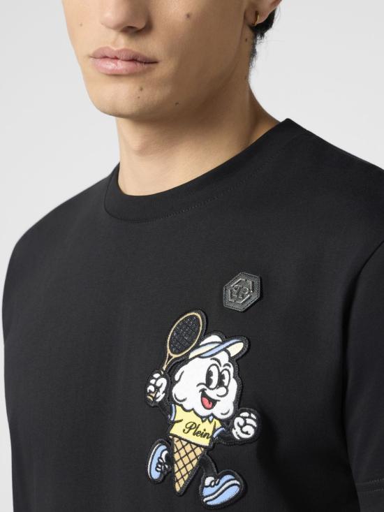 26SS 필립 플레인 반팔 티셔츠 PAFCMTK9016PJY002N 02 Black - PHILIPP PLEIN