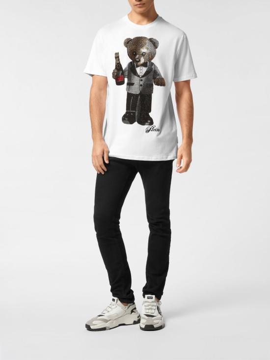 26SS 필립 플레인 반팔 티셔츠 FAECMTK8422PJY002N 01 White - PHILIPP PLEIN