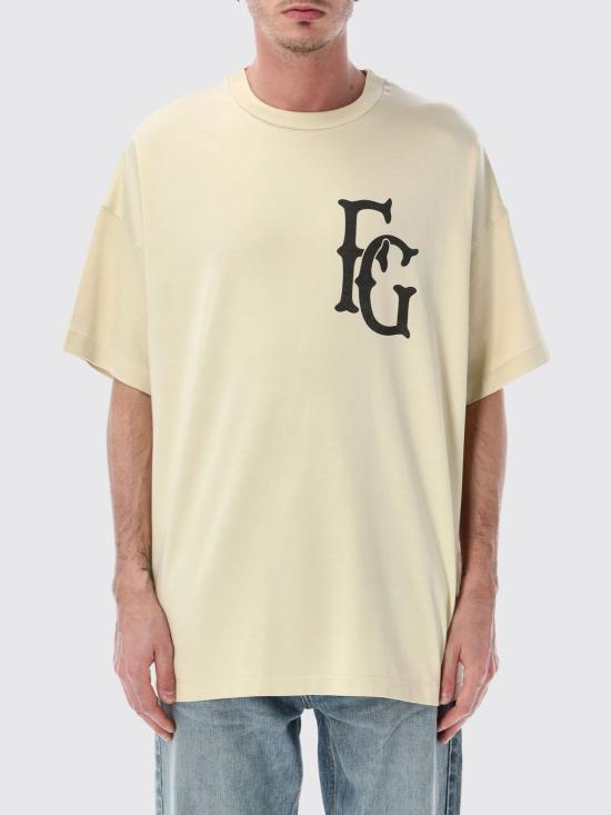 26SS 피어오브갓 반팔 티셔츠 FG9M109927CRY 152 Yellow Cream