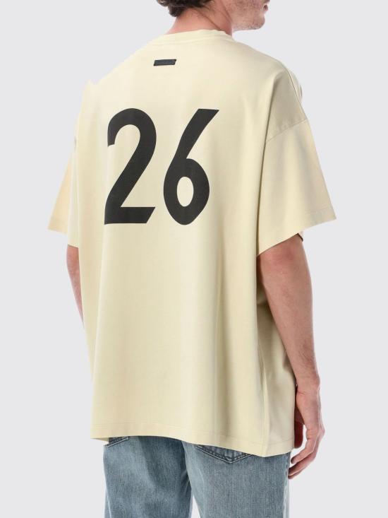 26SS 피어오브갓 반팔 티셔츠 FG9M109927CRY 152 Yellow Cream - FEAR OF GOD