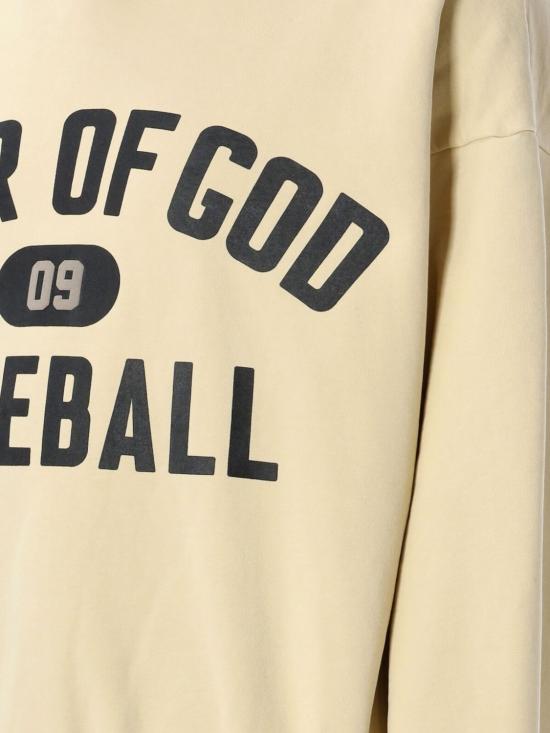 26SS 피어오브갓 후드 티셔츠 FG9M129941BHF 152 Yellow Cream - FEAR OF GOD