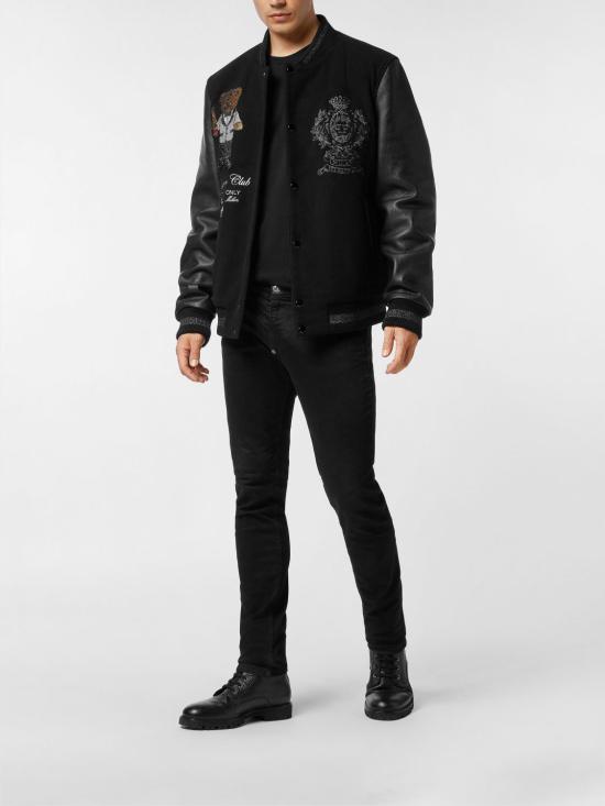 26SS 필립 플레인 봄버 자켓 FAECMLB1974PLE010N 02 Black - PHILIPP PLEIN