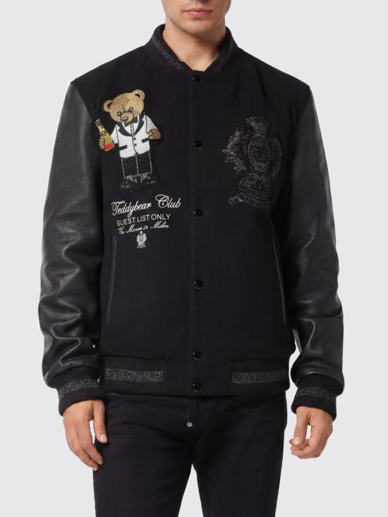 26SS 필립 플레인 봄버 자켓 FAECMLB1974PLE010N 02 Black
