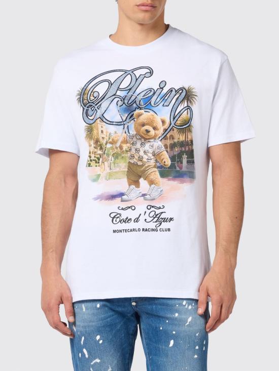 26SS 필립 플레인 반팔 티셔츠 SAFCMTK8893PJY002N 01 White