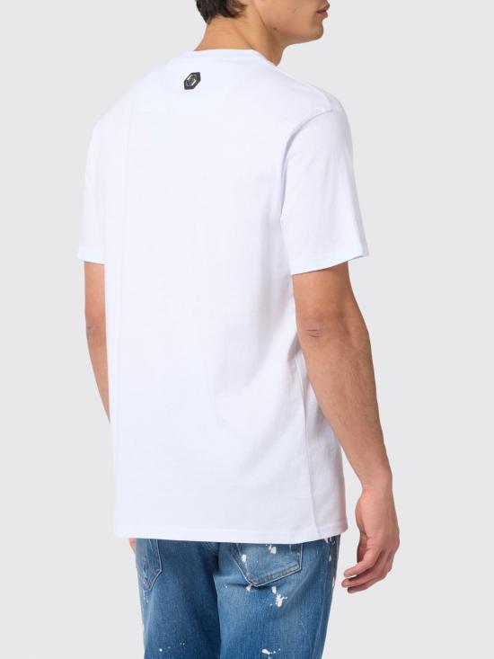26SS 필립 플레인 반팔 티셔츠 SAFCMTK8893PJY002N 01 White - PHILIPP PLEIN