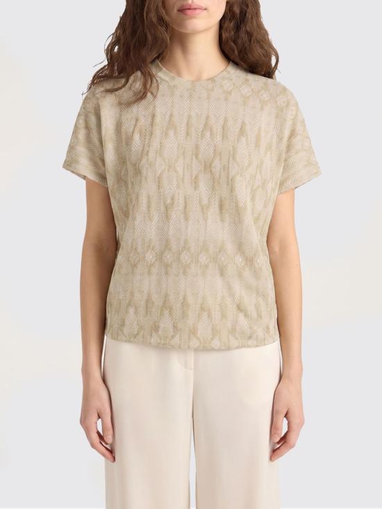 26SS 모모니 반팔 티셔츠 265MMOTS008265MO23 9049 Beige