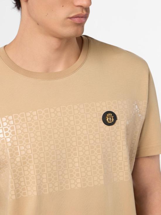 26SS 빌리어네어 반팔 티셔츠 BAFCMTK8933BTE014N 06 Beige - BILLIONAIRE