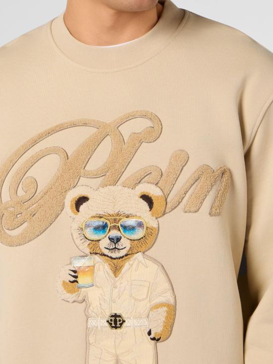 26SS 필립 플레인 긴팔 티셔츠 SAFCMJO1449PTE180N 06 Beige - PHILIPP PLEIN