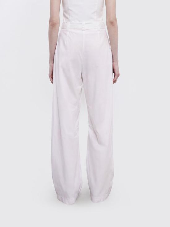 26SS 파트리지아페페 스트레이트 팬츠 2P1774A733 W146 White - PATRIZIA PEPE