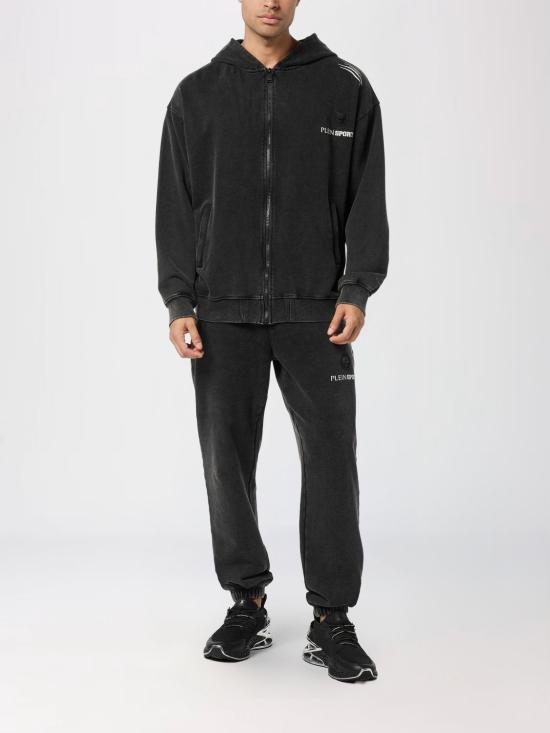 26SS 플레인스포츠 후드 티셔츠 FAECMJB3742SJY001N 02 Black - PLEIN SPORT