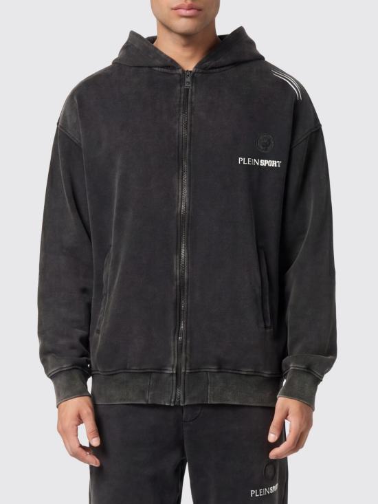 26SS 플레인스포츠 후드 티셔츠 FAECMJB3742SJY001N 02 Black