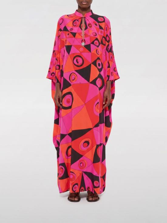 26SS 푸찌 롱 원피스 6HRL756H723 050 Fuchsia