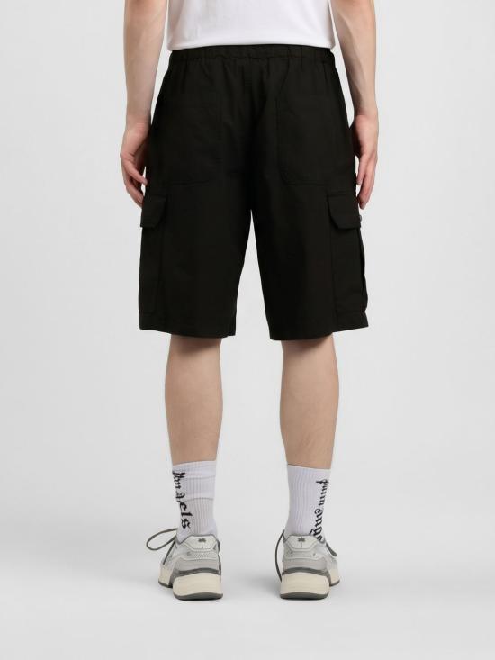 26SS 팜앤젤스 숏팬츠 PMCS012S26FAB002 1003 Black - PALM ANGELS