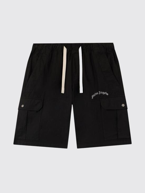 26SS 팜앤젤스 숏팬츠 PMCS012S26FAB002 1003 Black - PALM ANGELS