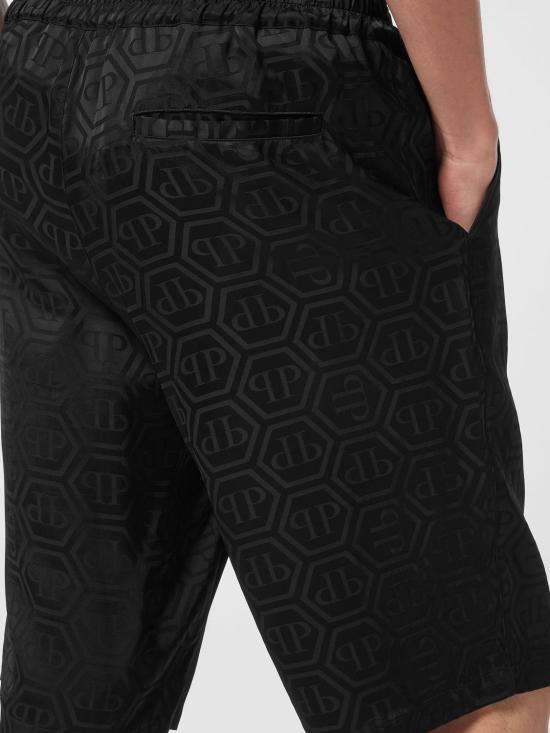 26SS 필립 플레인 숏팬츠 FAECMRT1575PTE104N 02 Black - PHILIPP PLEIN