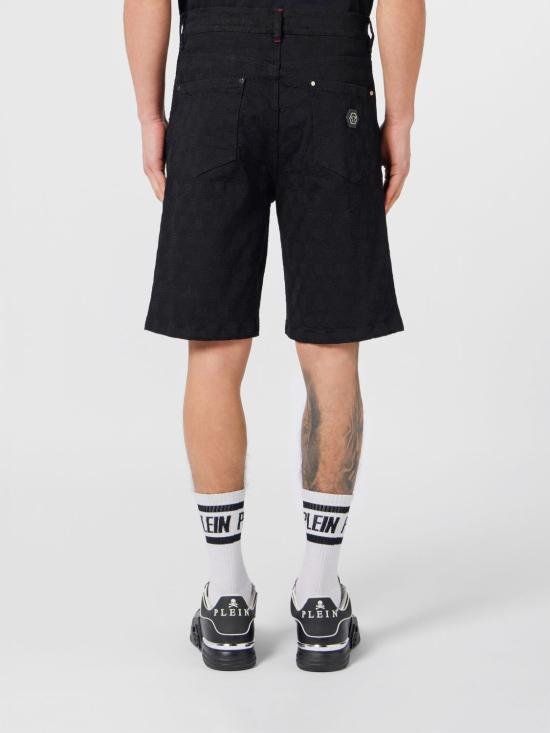 26SS 필립 플레인 숏팬츠 PAFCMDT4344PDE004N 02NH Black 1 - PHILIPP PLEIN