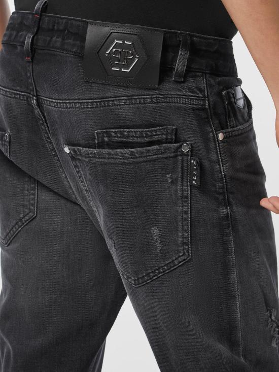 26SS 필립 플레인 데님 팬츠 FAECMDT4144PDE004N 02DL Black - PHILIPP PLEIN