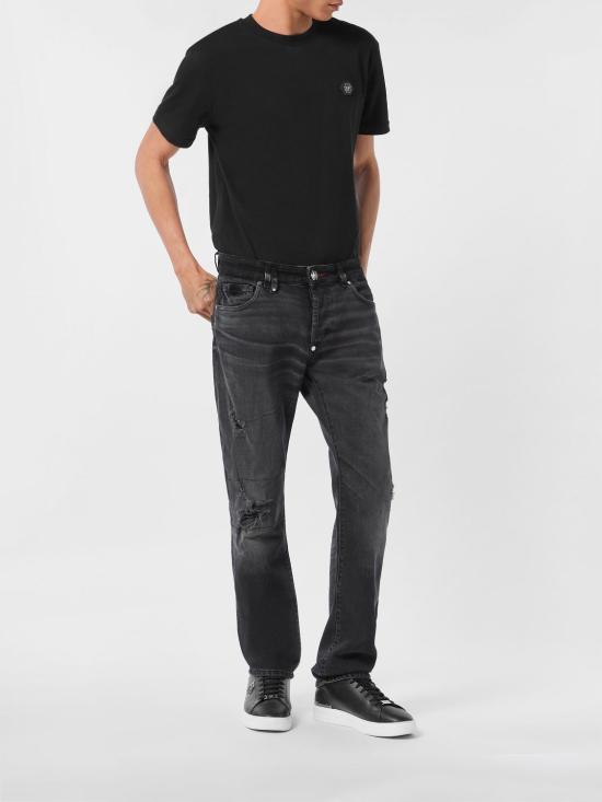 26SS 필립 플레인 데님 팬츠 FAECMDT4144PDE004N 02DL Black - PHILIPP PLEIN