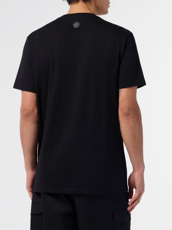 26SS 필립 플레인 반팔 티셔츠 SAFCMTK8702PJY002N 02 Black - PHILIPP PLEIN