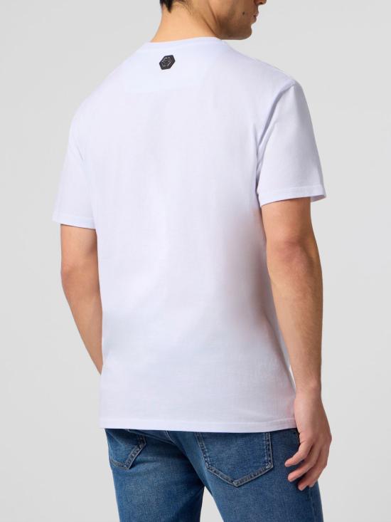 26SS 필립 플레인 반팔 티셔츠 SAFCMTK8863PJY002N 01 White - PHILIPP PLEIN