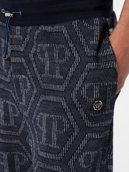26SS 필립 플레인 숏팬츠 SAFCMJT2767PTE021N 24 Navy - PHILIPP PLEIN