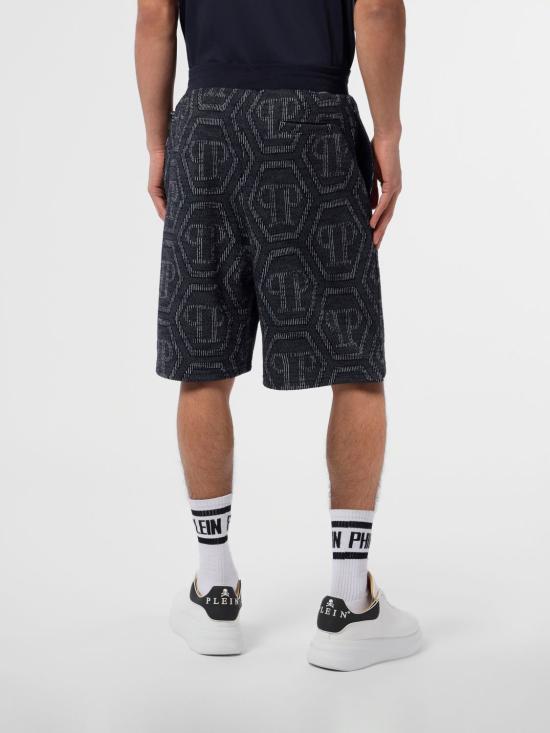 26SS 필립 플레인 숏팬츠 SAFCMJT2767PTE021N 24 Navy - PHILIPP PLEIN