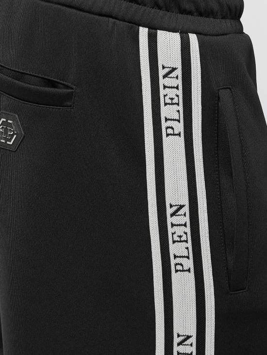 26SS 필립 플레인 트레이닝/조거 팬츠 SAFCMJT2713PTE003N 02 Black - PHILIPP PLEIN