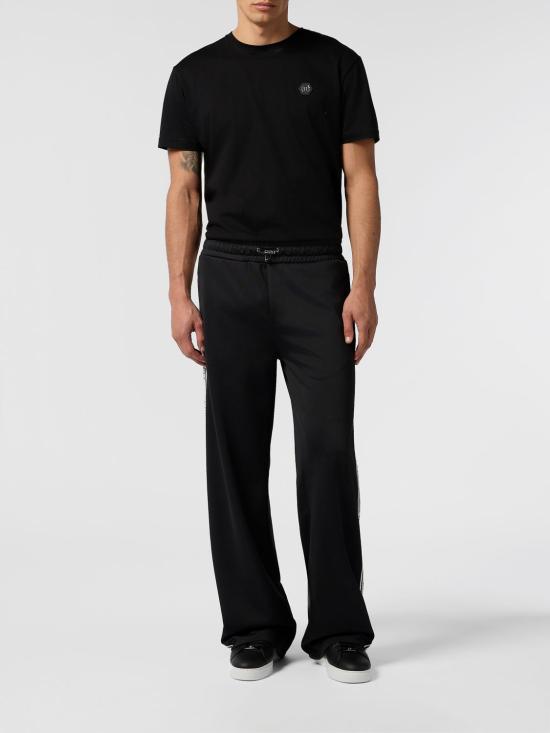 26SS 필립 플레인 트레이닝/조거 팬츠 SAFCMJT2713PTE003N 02 Black - PHILIPP PLEIN