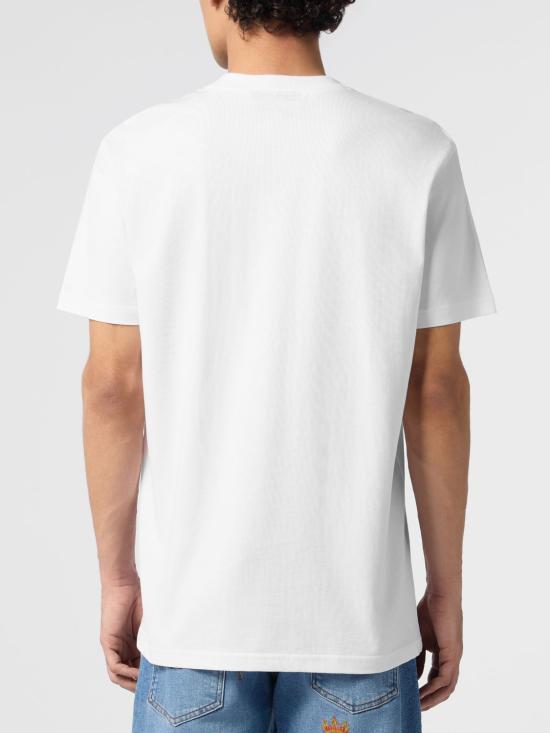 26SS 필립 플레인 반팔 티셔츠 SAFCMTK8956PJY002N 01 White - PHILIPP PLEIN