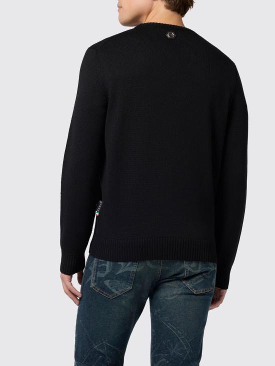 26SS 필립 플레인 스웨터 SAFCMKO1511PTE003N 02 Black - PHILIPP PLEIN