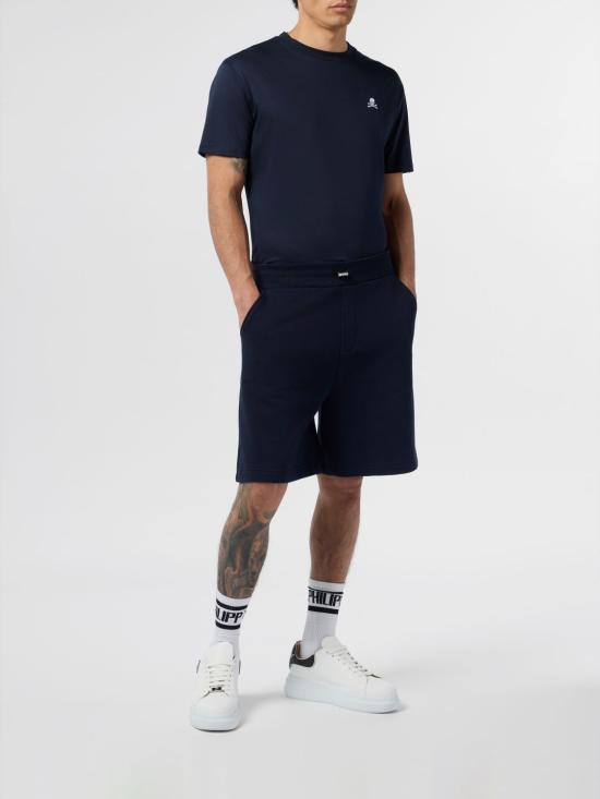 26SS 필립 플레인 숏팬츠 SAFCMJT2751PTE180N 24 Navy - PHILIPP PLEIN