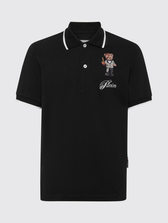 26SS 필립 플레인 폴로 티셔츠 FAECMTK8586PTE179N 02 Black - PHILIPP PLEIN